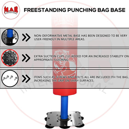 MAR-419B | Red Kids Freestanding Heavy Bag - Freestanding Bag (1B)