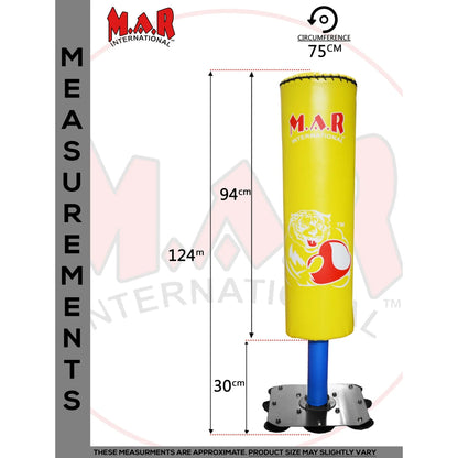 MAR-419C | Yellow Kids Freestanding Heavy Bag - Freestanding Bag (1B)