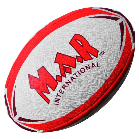MAR-436B | Red Rugby Training Ball - Size 3 - Small Accessories