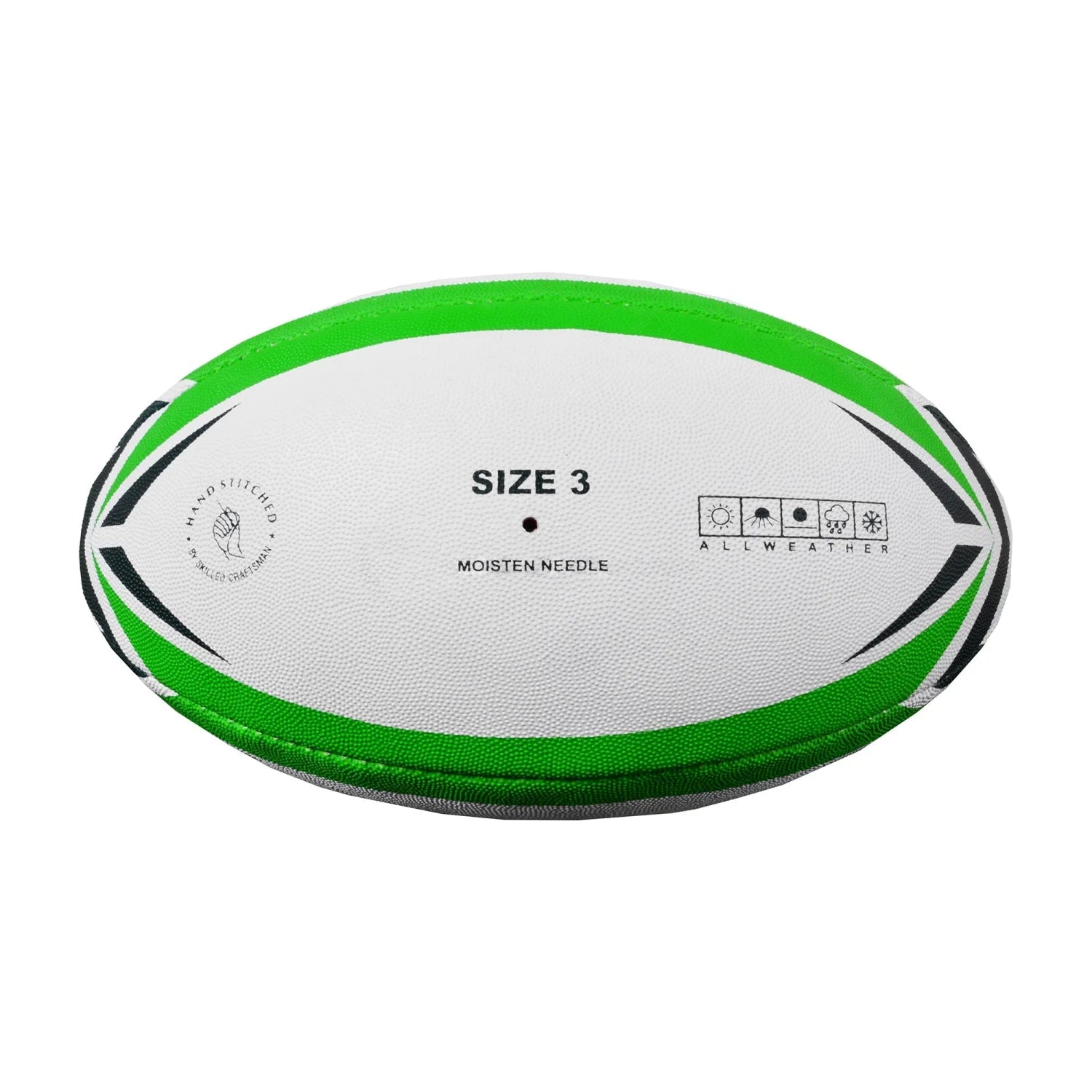 MAR-436C | Green Rugby Training Ball - Size 3 - Small Accessories