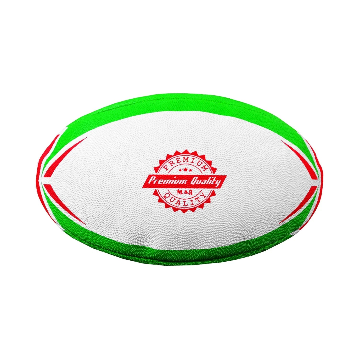 MAR-436E | Green & Red Rugby Training Ball - Size 3 - Small Accessories