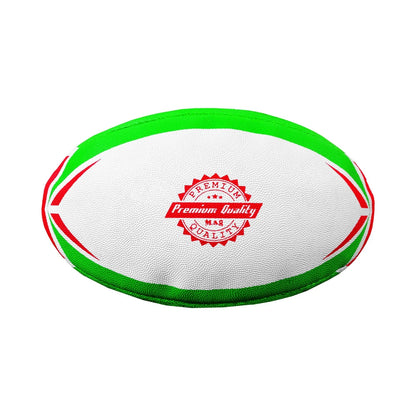 MAR-436E | Green & Red Rugby Training Ball - Size 3 - Small Accessories