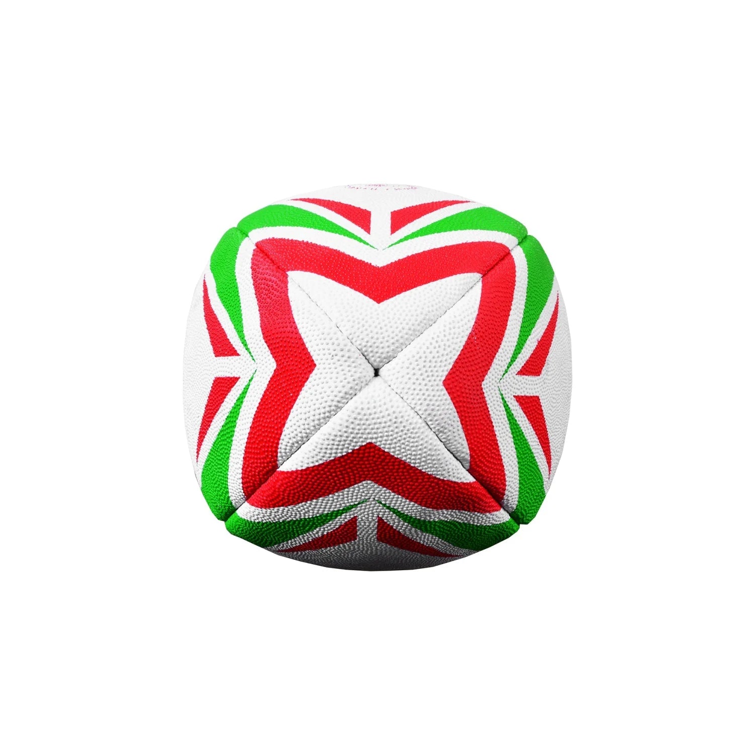MAR-436E | Green & Red Rugby Training Ball - Size 3 - Small Accessories