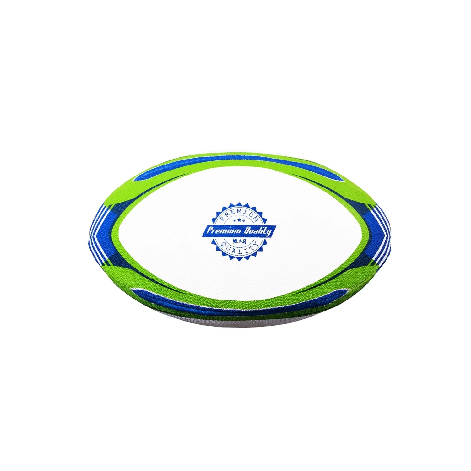 MAR-436F | Green & Blue Rugby Training Ball - Size 4 - Small Accessories
