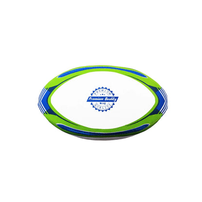 MAR-436F | Green & Blue Rugby Training Ball - Size 4 - Small Accessories