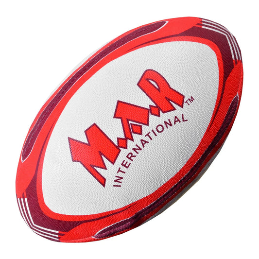 MAR-436G | Red Rugby Training Ball - Size 4 - Small Accessories