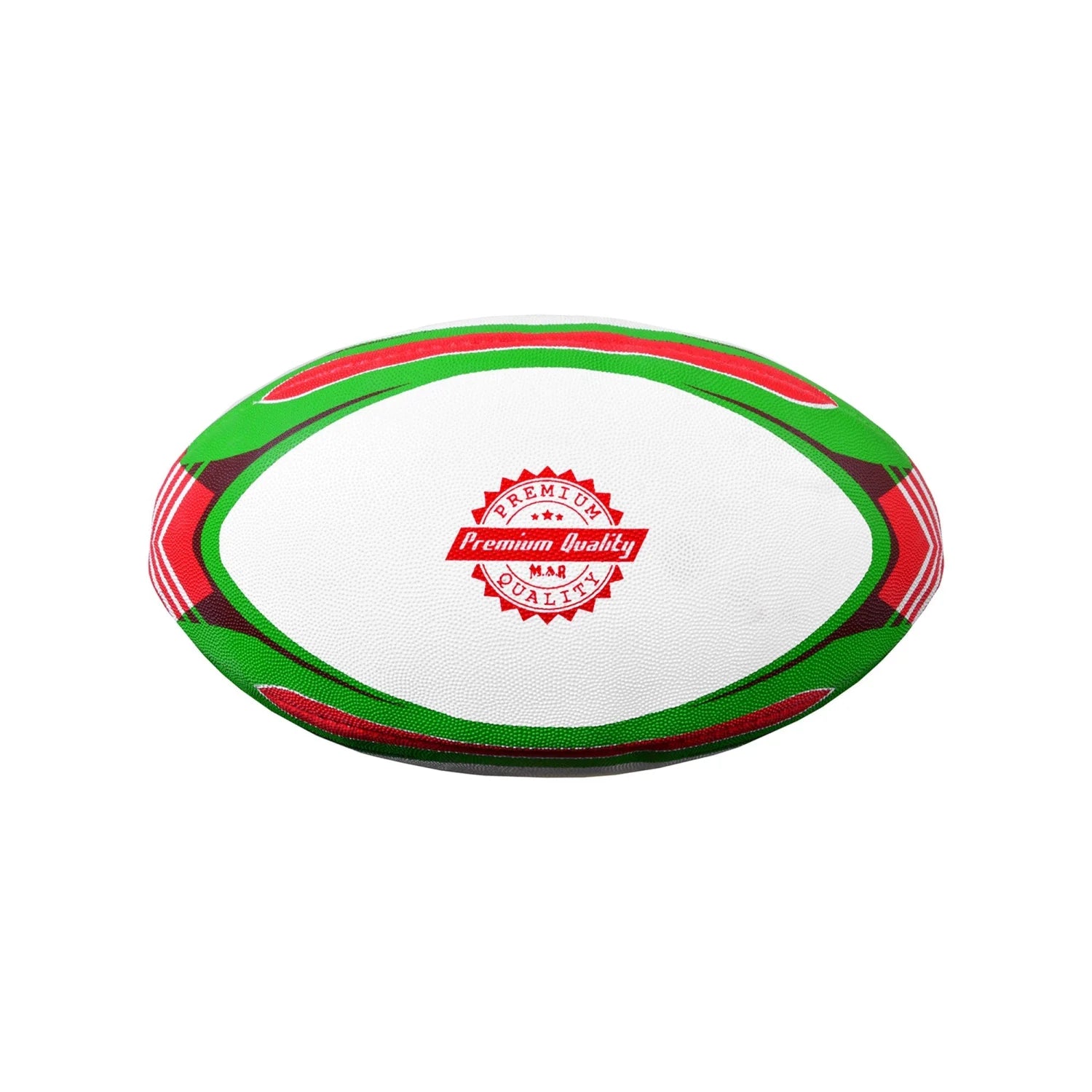 MAR-436J | Red & Green Rugby Training Ball - Size 4 - Small Accessories