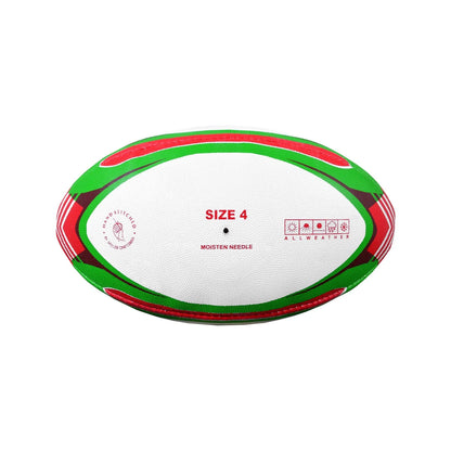 MAR-436J | Red & Green Rugby Training Ball - Size 4 - Small Accessories