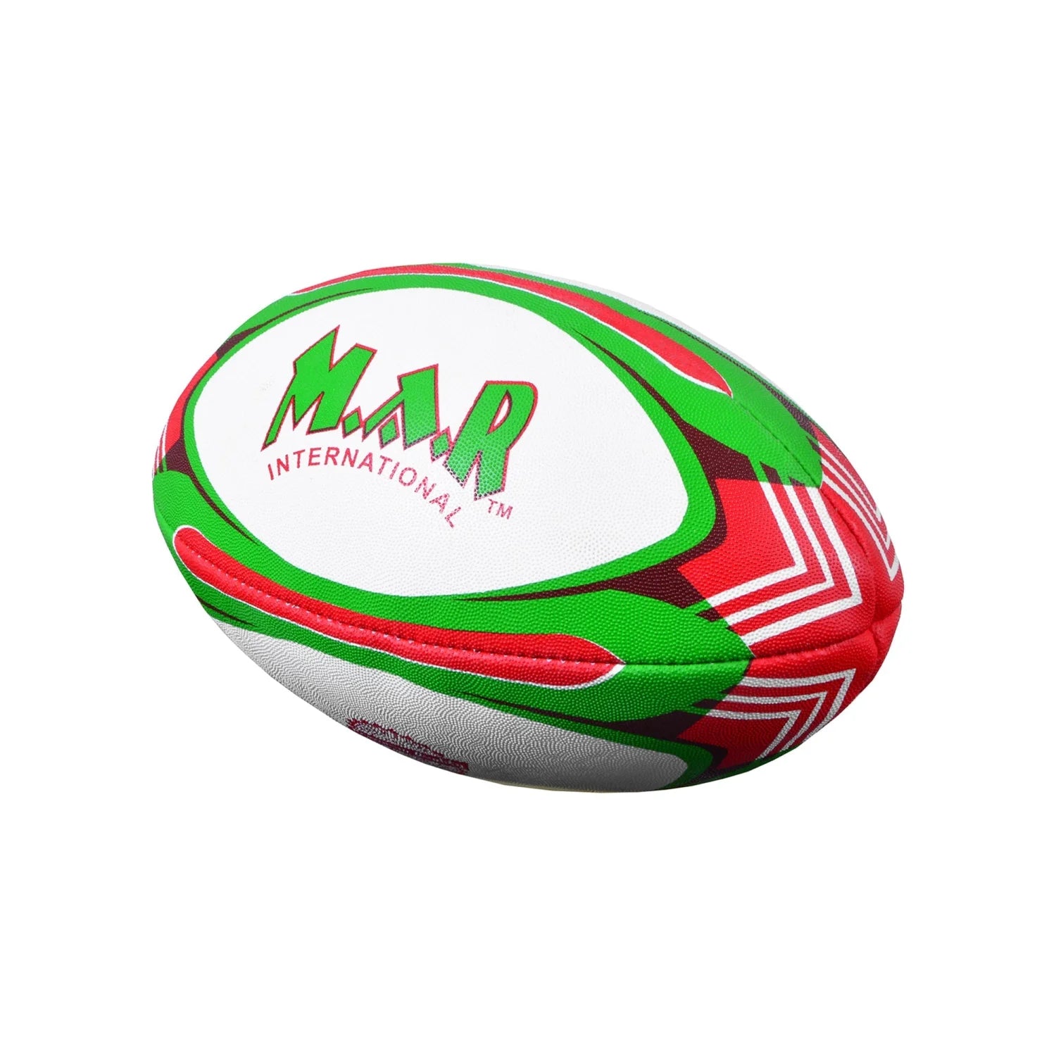 MAR-436J | Red & Green Rugby Training Ball - Size 4 - Small Accessories