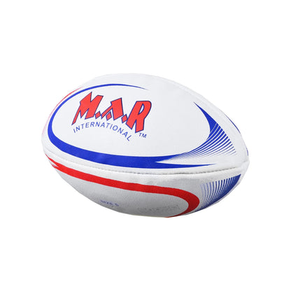 MAR-436L | Red & Blue Rugby Training Ball - Size 5 - Small Accessories