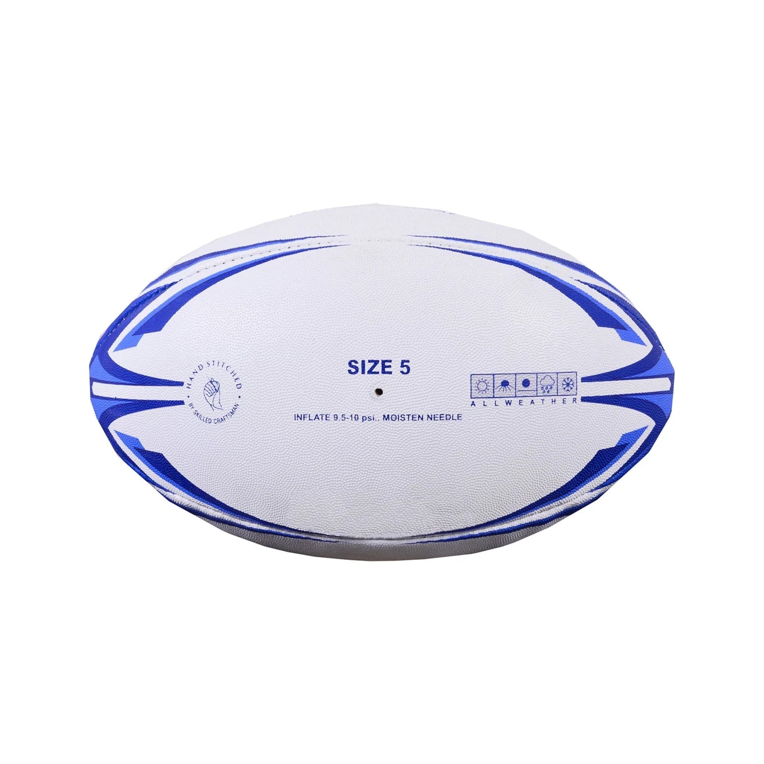 MAR-436P | Blue Rugby Training Ball - Size 5 - Small Accessories