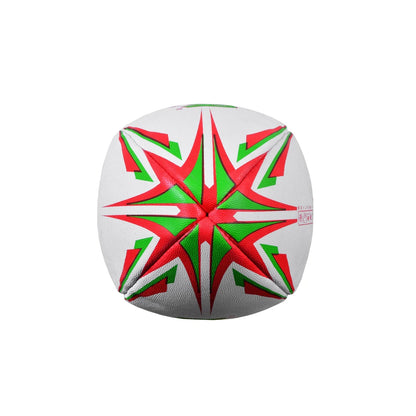 MAR-436Q | Red & Green Rugby Training Ball - Size 5 - Small Accessories