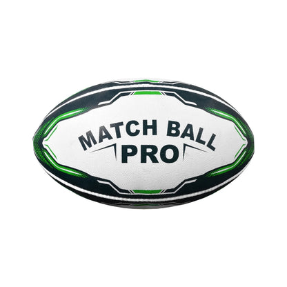 MAR-437B | Match Pro Green Rugby Training Ball - Size 5 - Small Accessories