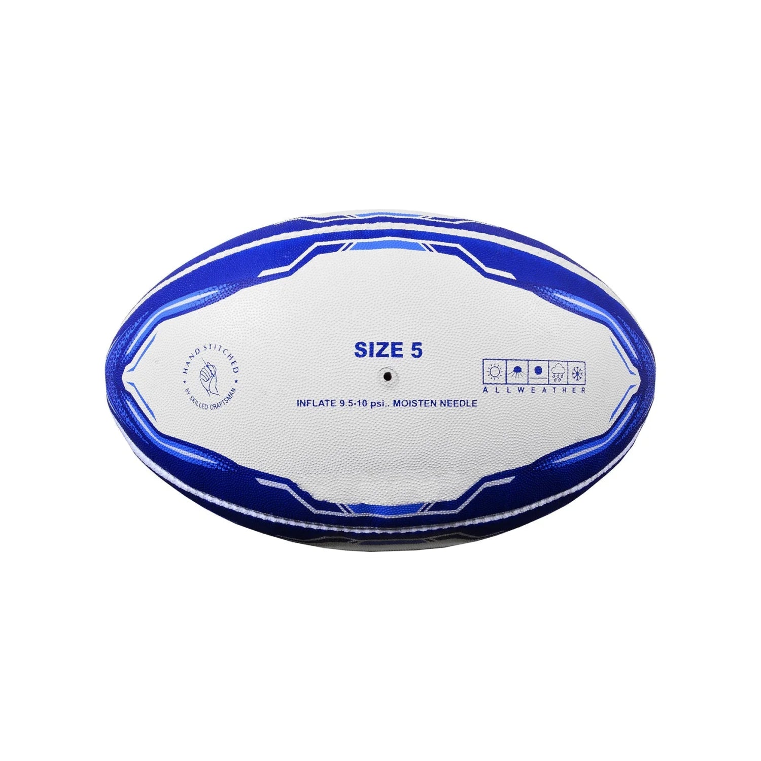 MAR-437C | Match Pro Blue Rugby Training Ball - Size 5 - Small Accessories