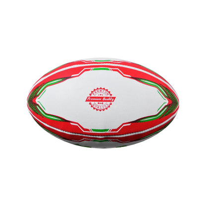 MAR-437D | Match Pro Red/Green Rugby Training Ball - Size 5 - Small Accessories