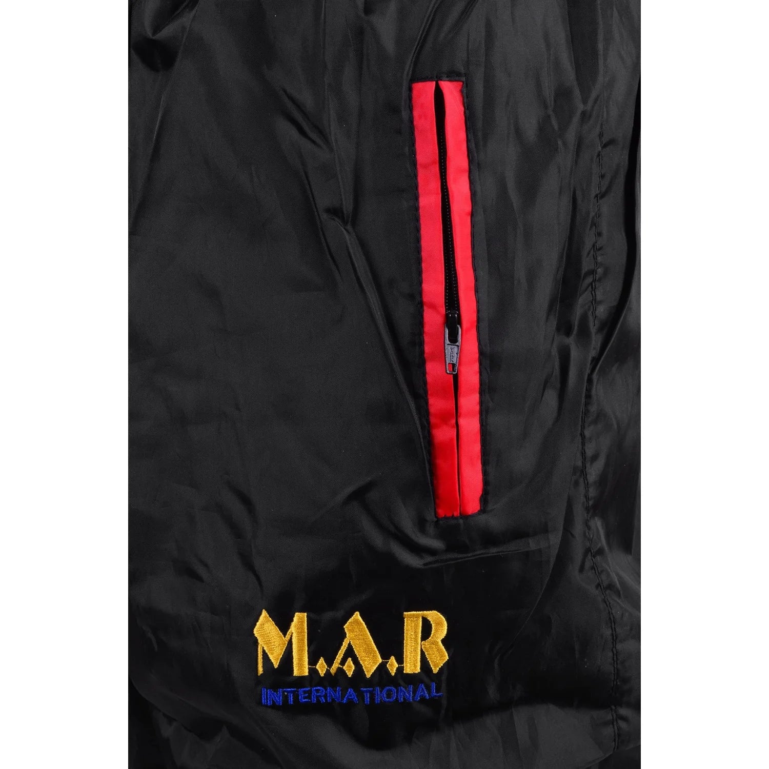 MAR-441 | Black & Red Muay Thai/Thai Boxing Tracksuit - Uniforms