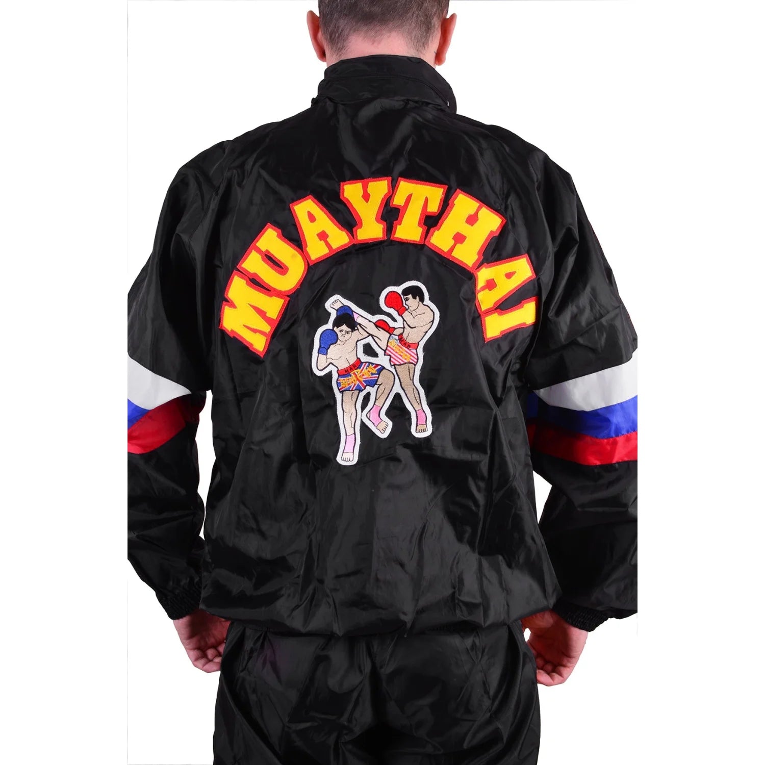 MAR-441 | Black & Red Muay Thai/Thai Boxing Tracksuit - Uniforms