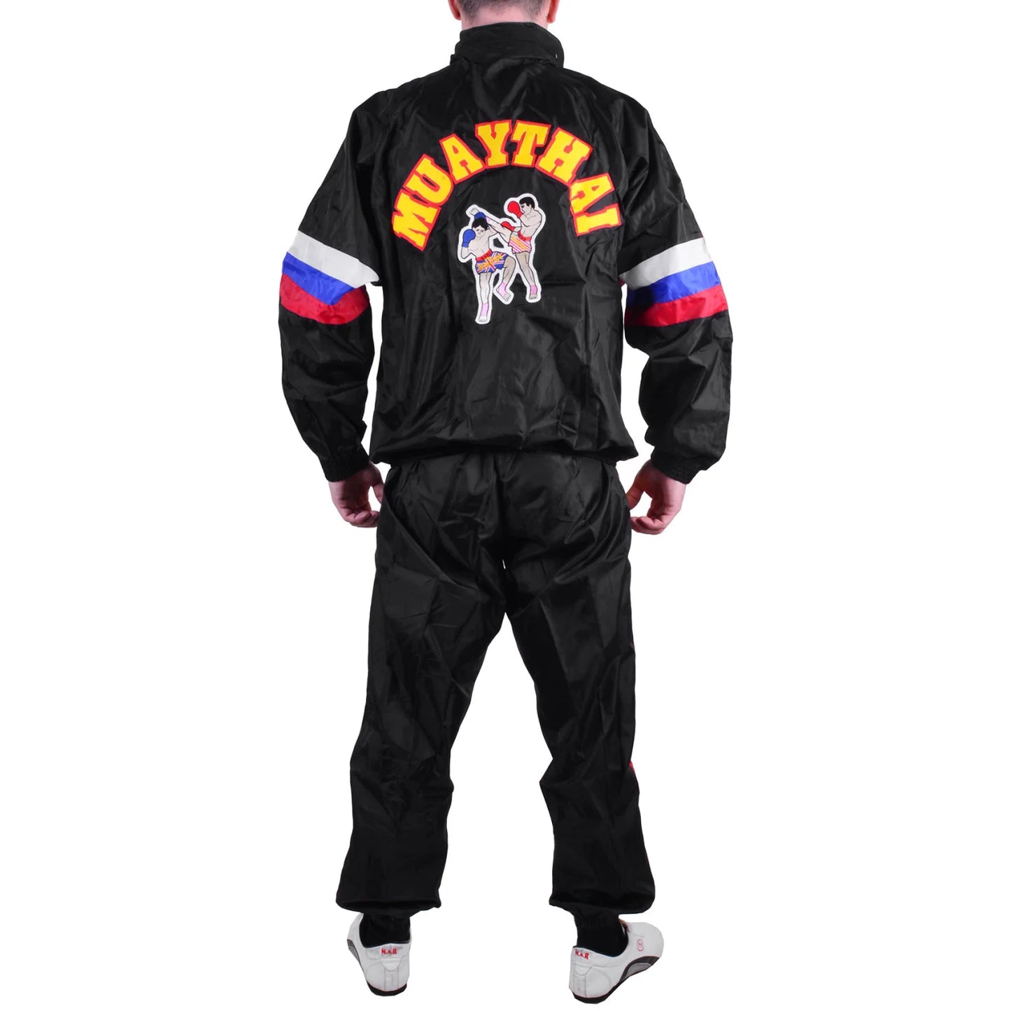 MAR-441 | Black & Red Muay Thai/Thai Boxing Tracksuit - Uniforms