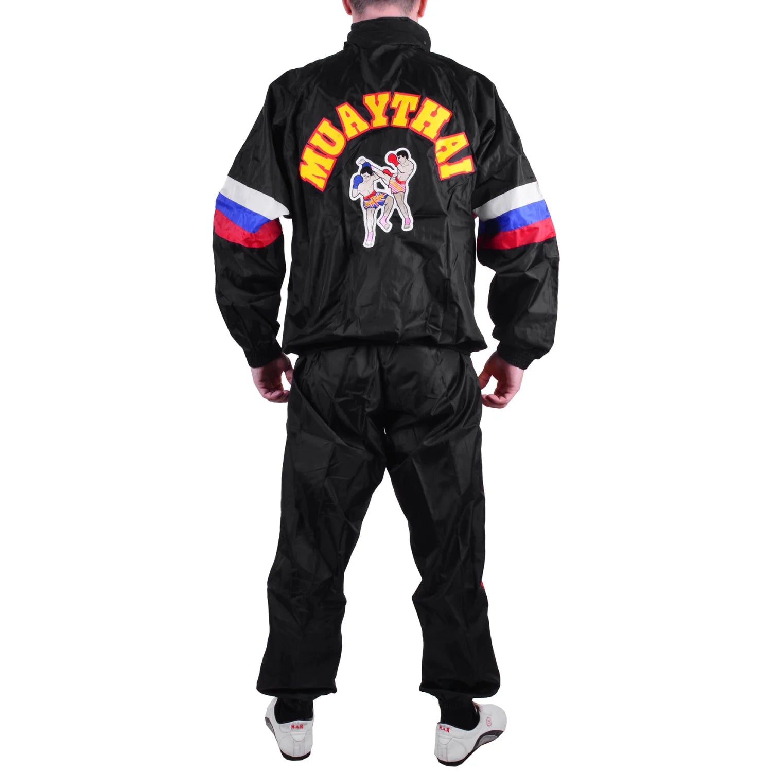 MAR-441 | Black & Red Muay Thai/Thai Boxing Tracksuit - Uniforms