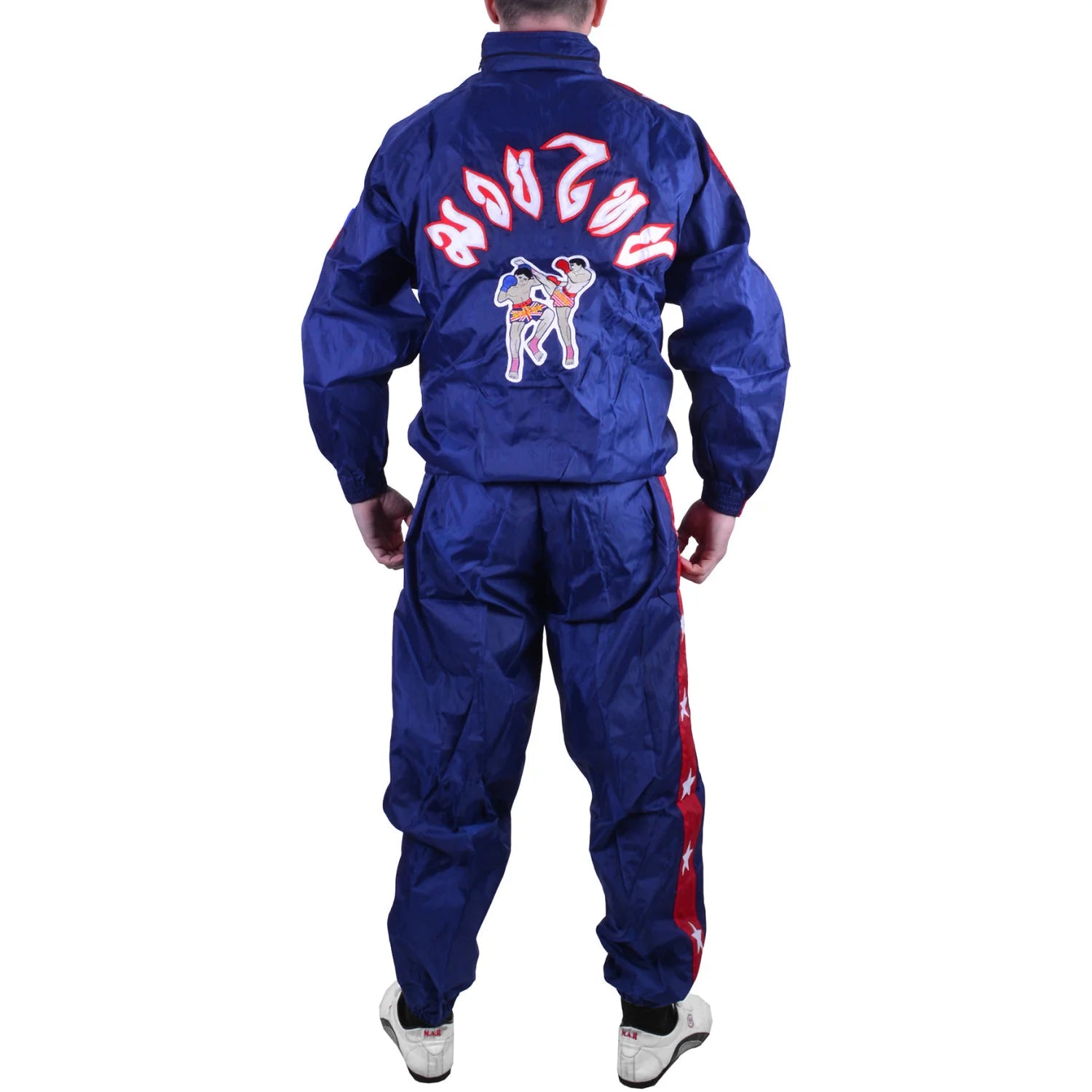 MAR-442 | Blue & Red Thai Boxing Tracksuit - Tracksuits