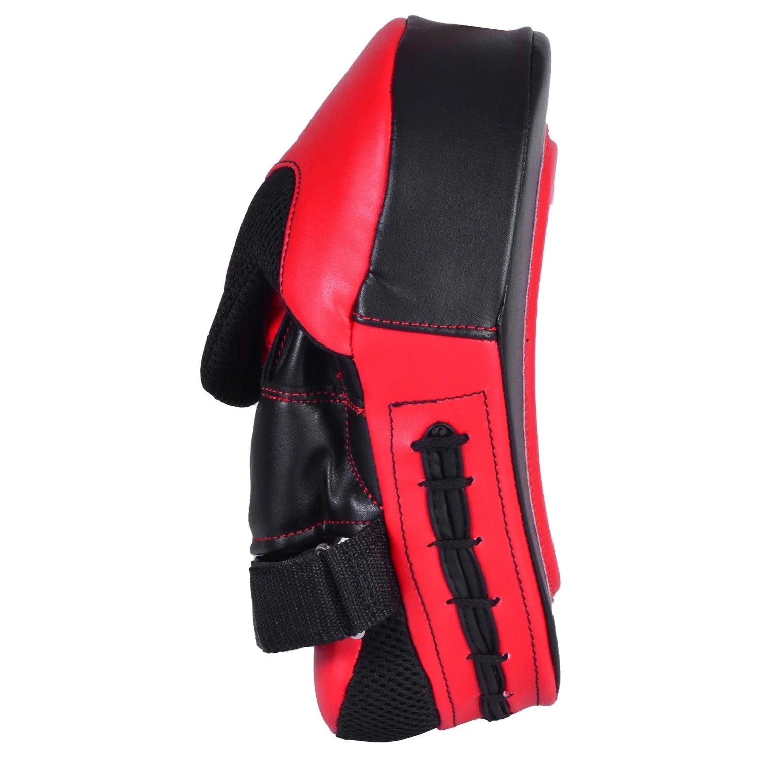 MAR-445A | Red & Black Curved Focus Mitts - Focus Mitts