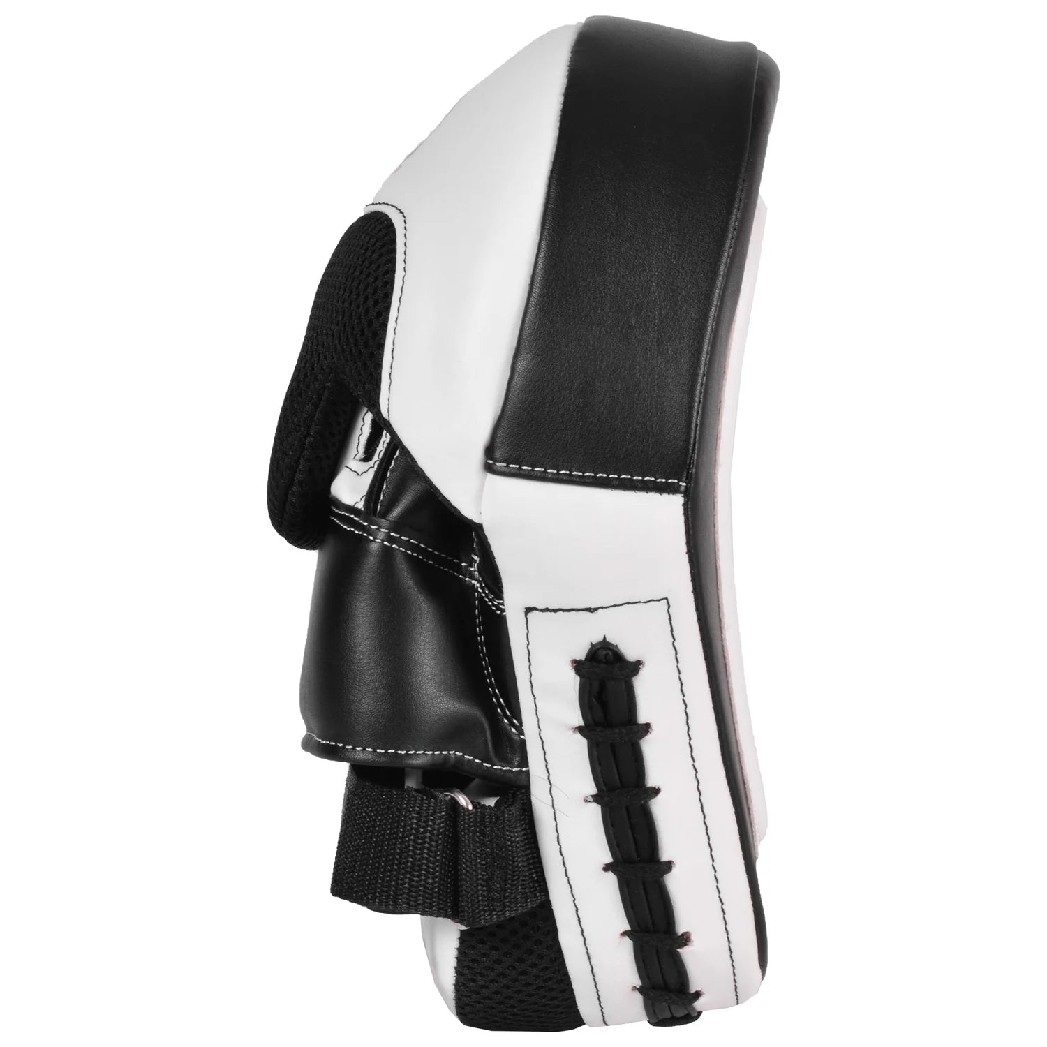 MAR-445D | White & Black Curved Focus Mitts - Focus Mitts
