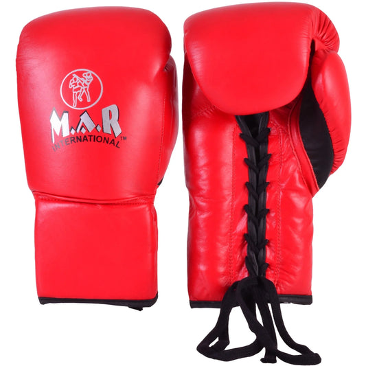 MAR-SP1 | Red Genuine Cowhide Leather Boxing Gloves - Gloves